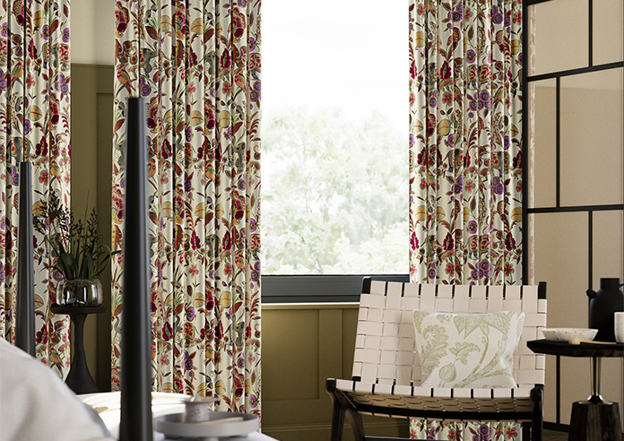 Bangalore Faux Silk, Maroon - Made to Measure Curtain - Image 5